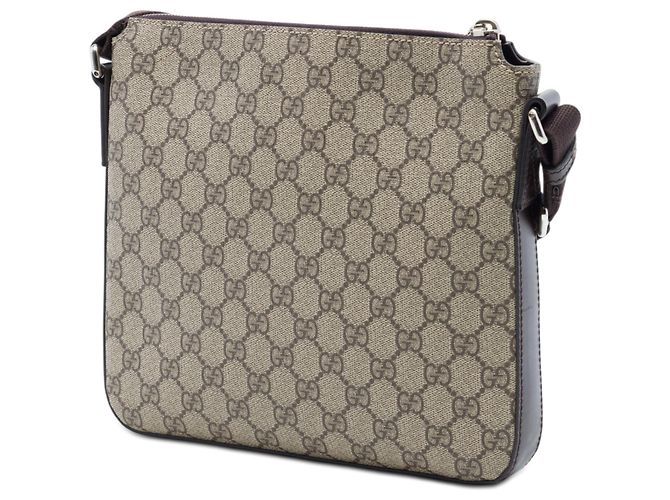 Sac bandoulière Gucci GG Supreme beige - vue 2