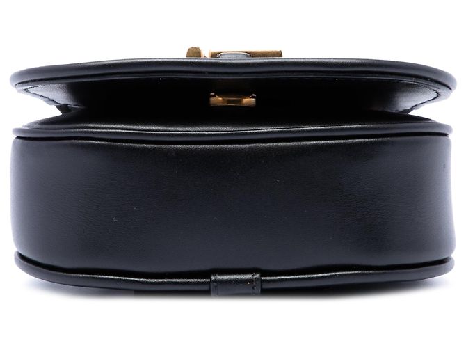 Borsa a tracolla Fendi Nano Leather FF C mon nera Nero - vista 3