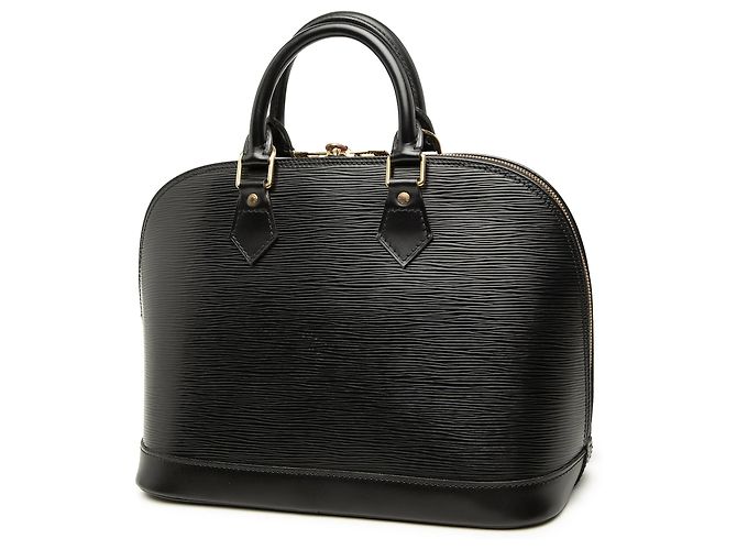 Borsa Louis Vuitton Epi Alma PM Nera Nero - vista 2