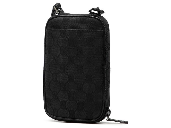 Borsa a tracolla Gucci GG Canvas nera Nero - vista 2