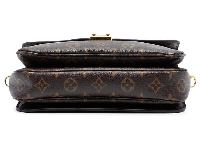 Borsa Louis Vuitton Monogram Pochette Metis marrone - vista 3