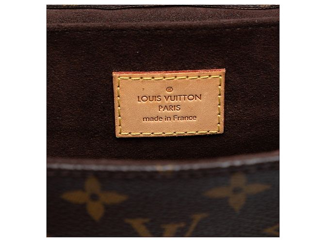 Borsa Louis Vuitton Monogram Pochette Metis marrone - vista 5