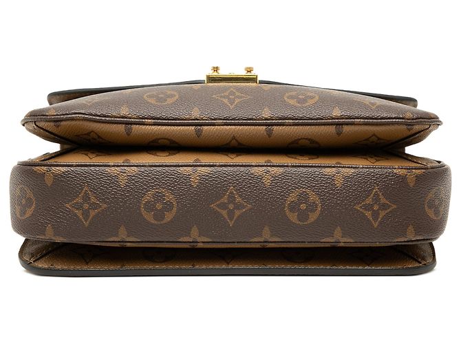 Borsa Louis Vuitton Monogram Reverse Pochette Metis marrone - vista 3