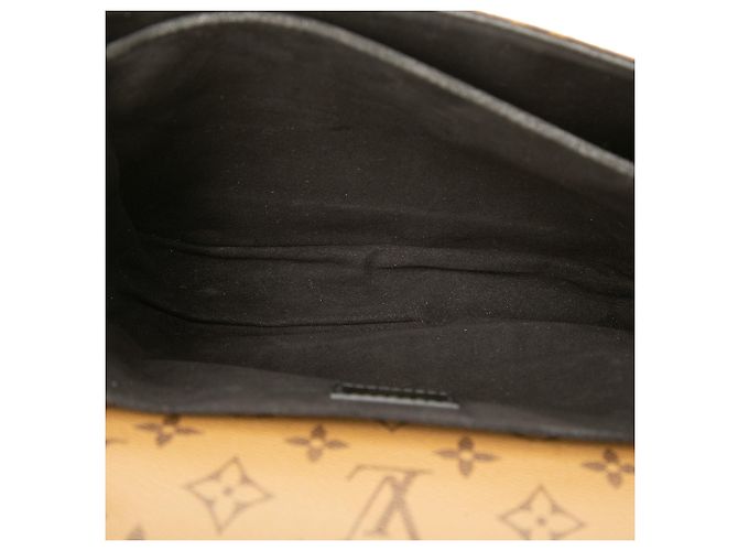 Borsa Louis Vuitton Monogram Reverse Pochette Metis marrone - vista 4