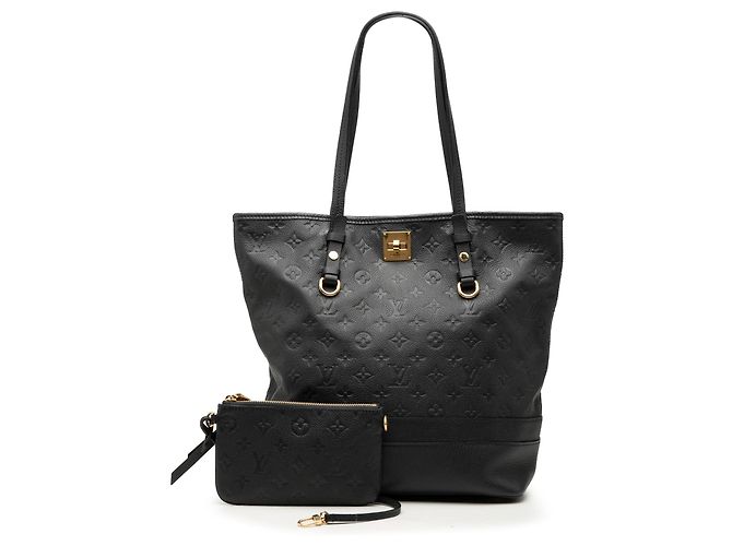 Borsa Tote Louis Vuitton Monogram Empreinte Citadine PM nera Nero - vista 7