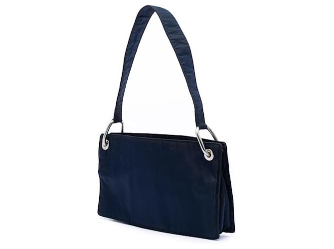 Borsa a tracolla Prada Tessuto blu - vista 2