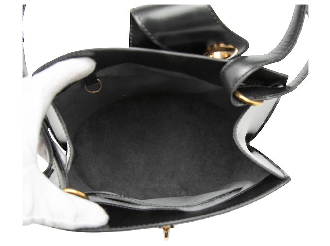 Borsa a tracolla Louis Vuitton Epi Cluny nera Nero - vista 4