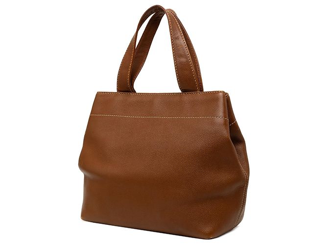 Borsa Tote Chanel CC Caviar Turnlock marrone - vista 2