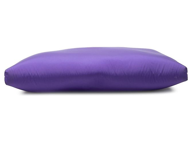 Clutch imbottita con zip Tessuto di Prada viola Porpora - vista 3