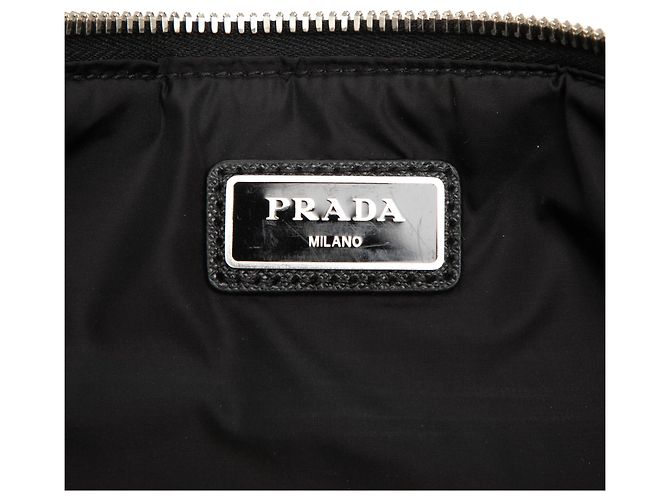 Clutch imbottita con zip Tessuto di Prada viola Porpora - vista 5
