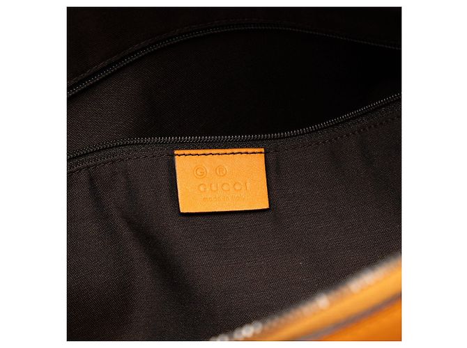 Borsa satchel Orange Gucci Medium Microguccissima GG Charm Dome Arancione - vista 5