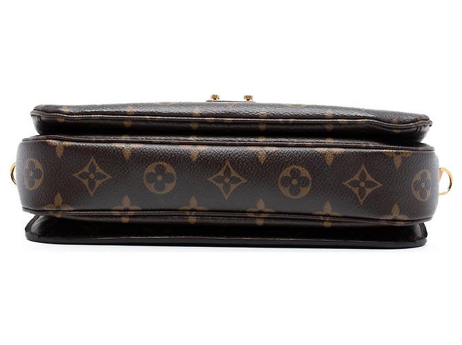 Borsa Louis Vuitton Monogram Pochette Metis marrone - vista 3