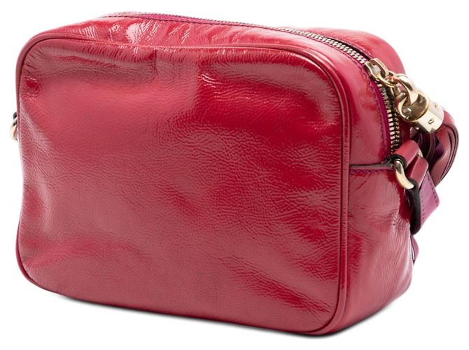 Borsa a tracolla Gucci Patent Soho Disco rosa - vista 2