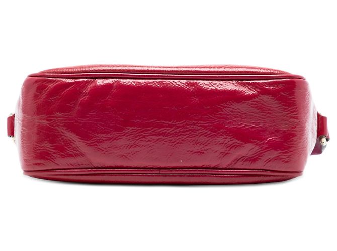 Borsa a tracolla Gucci Patent Soho Disco rosa - vista 3