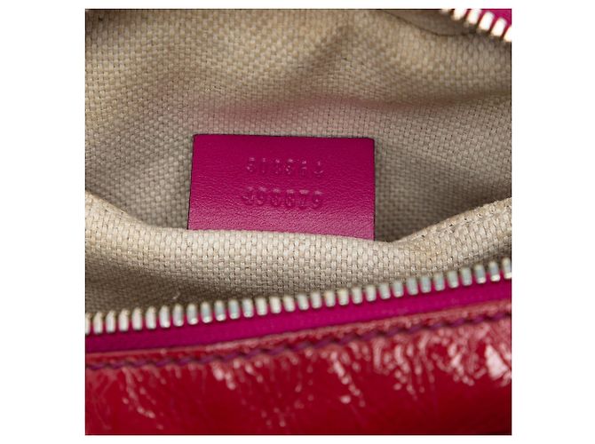 Borsa a tracolla Gucci Patent Soho Disco rosa - vista 6