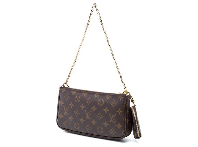 Borsa Louis Vuitton Monogram Multi Pochette Accessoires Marrone - vista 2