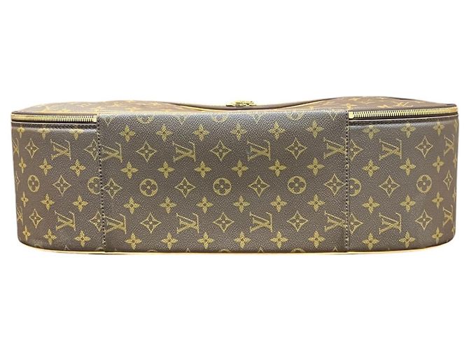 Borsa Boston Louis Vuitton Monogram Packall GM Marrone - vista 3