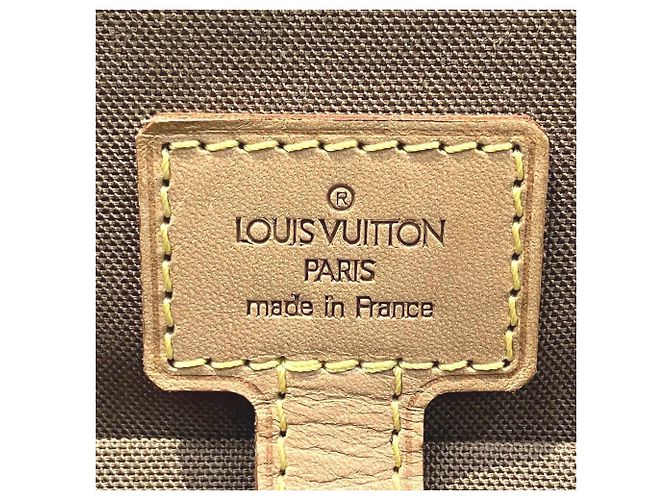 Borsa Boston Louis Vuitton Monogram Packall GM Marrone - vista 4
