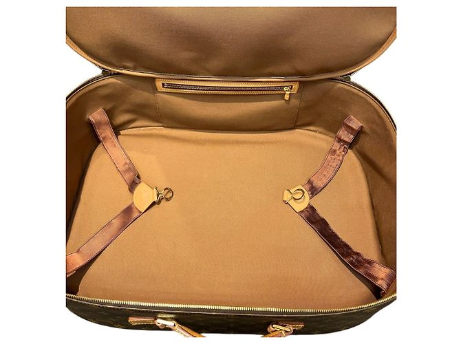 Borsa Boston Louis Vuitton Monogram Packall GM Marrone - vista 6
