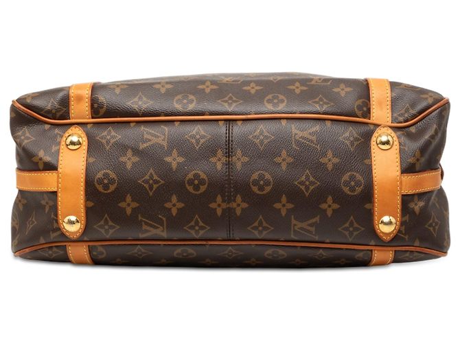 Borsa a tracolla Louis Vuitton Monogram Stresa PM marrone - vista 3