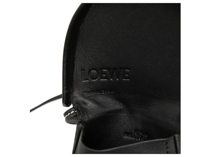 Borsa a tracolla LOEWE Mini Soft Calfskin Anagram Heel nera Nero - vista 5
