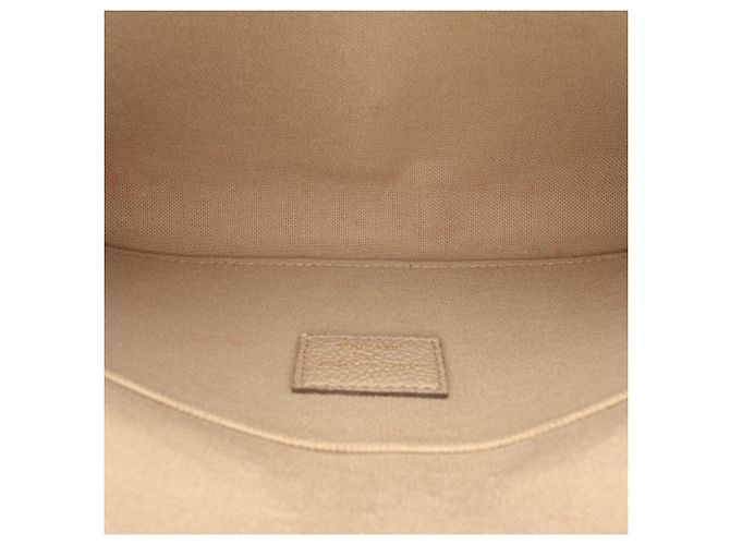 Pochette Félicie Borsa a tracolla Pochette Felicie in Monogram Empreinte beige Louis Vuitton - vista 4