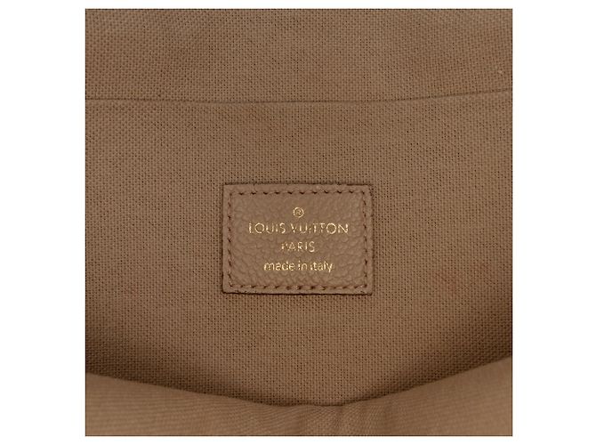 Pochette Félicie Borsa a tracolla Pochette Felicie in Monogram Empreinte beige Louis Vuitton - vista 5