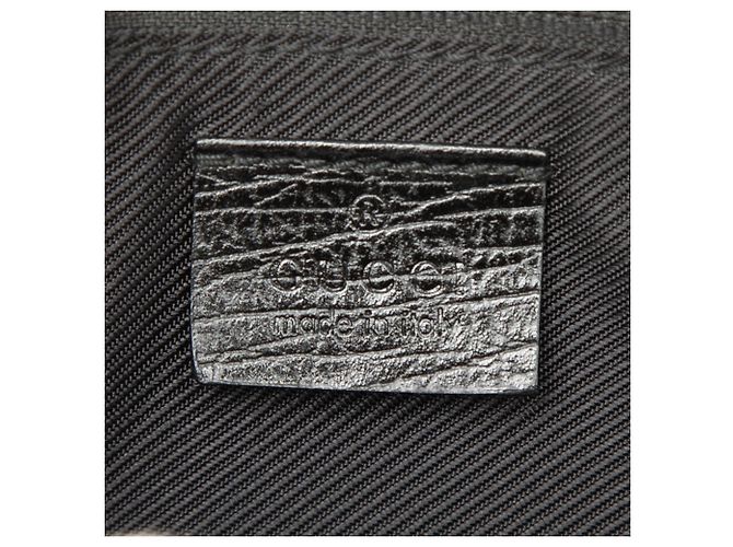 Borsa a tracolla Gucci GG Canvas Web nera Nero - vista 5