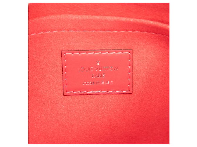Pochette Epi Neverfull rossa Louis Vuitton Rosso - vista 5
