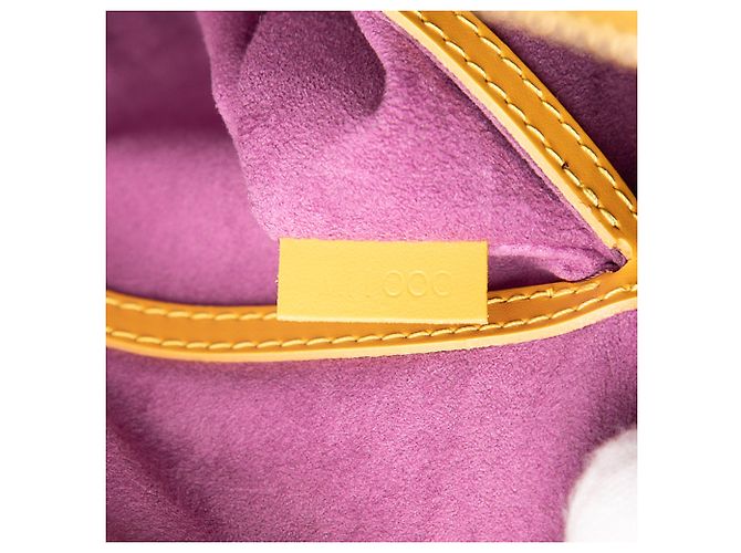 Borsa Louis Vuitton Epi Alma PM Gialla Giallo - vista 5