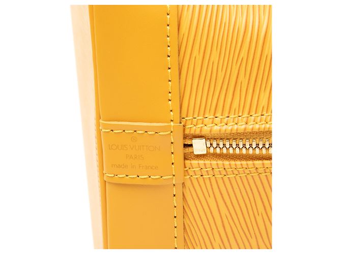 Borsa Louis Vuitton Epi Alma PM Gialla Giallo - vista 6