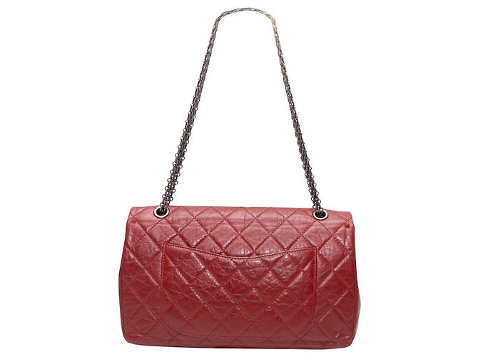 Borsa Chanel Reissue 226 Double Flap Rossa Rosso - vista 3