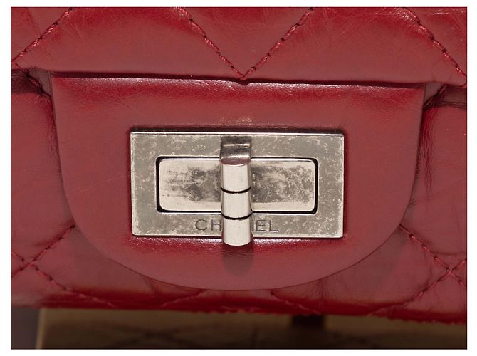 Borsa Chanel Reissue 226 Double Flap Rossa Rosso - vista 8