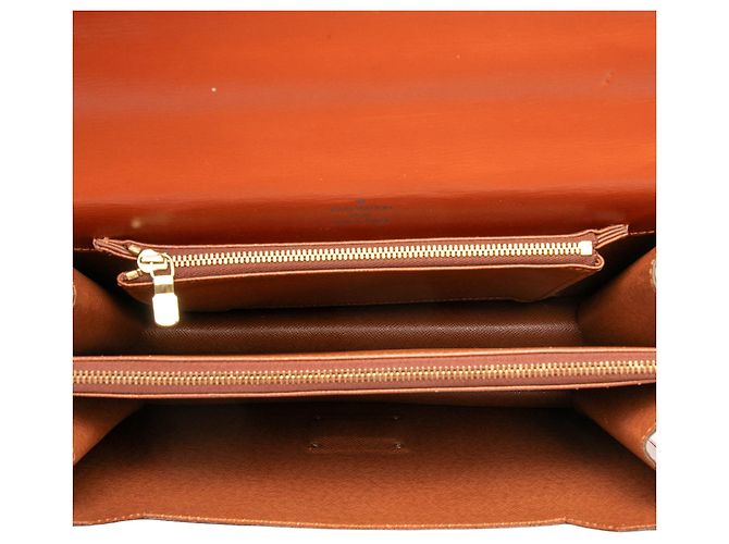 Borsa Louis Vuitton Epi Concorde marrone - vista 4