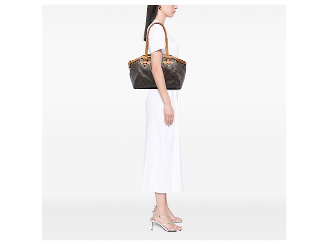 Borsa a tracolla Louis Vuitton Monogram Tivoli GM marrone - vista 6