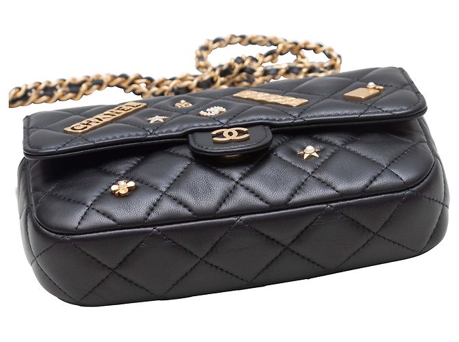 Borsa Chanel Rue Cambon Lucky Charms nera Nero - vista 3