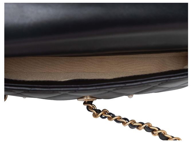 Borsa Chanel Rue Cambon Lucky Charms nera Nero - vista 5
