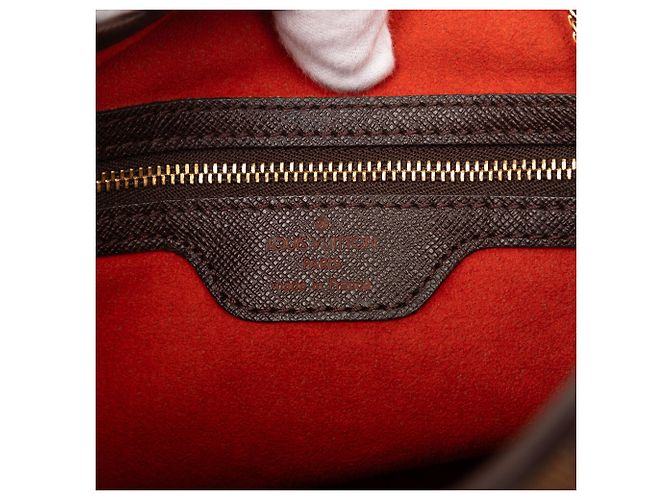 Bucket Borsa a secchiello Marais Damier Ebene marrone Louis Vuitton - vista 5