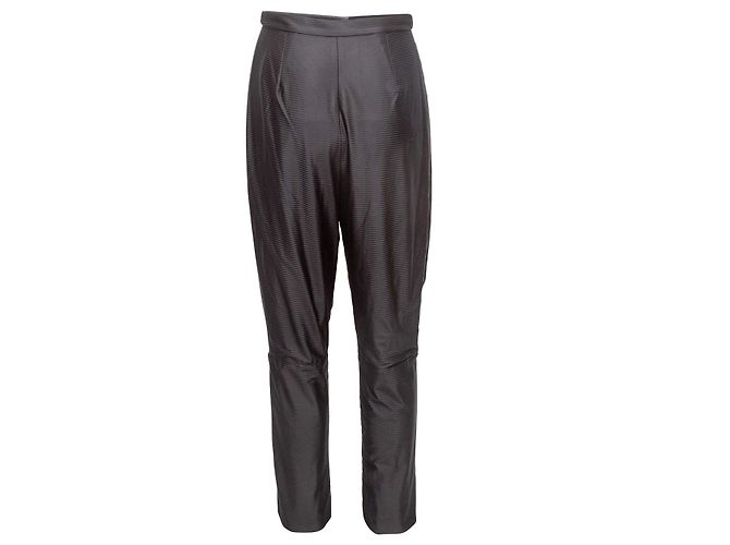 Pantalones Jodhpur de nylon con rayas negras Chanel Talla FR 38 - vista 3