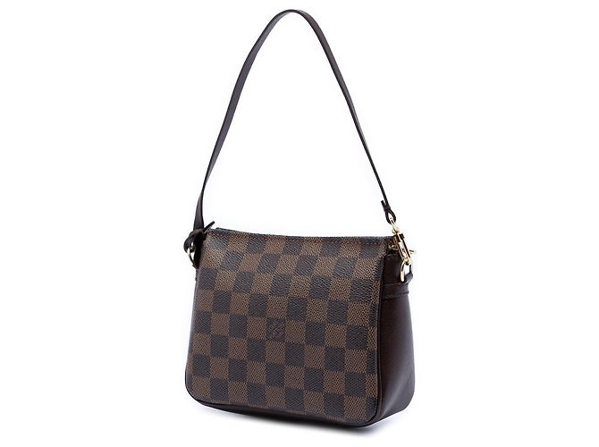 Pochette Trousse Louis Vuitton Damier Ebene Marrone - vista 2