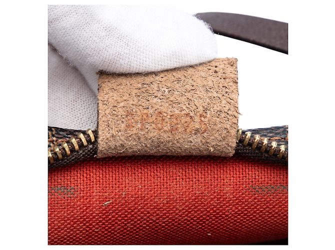 Pochette Trousse Louis Vuitton Damier Ebene Marrone - vista 6