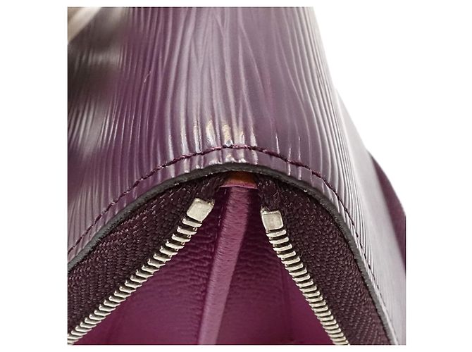 Monedero Louis Vuitton Epi Zippy morado Púrpura - vista 10