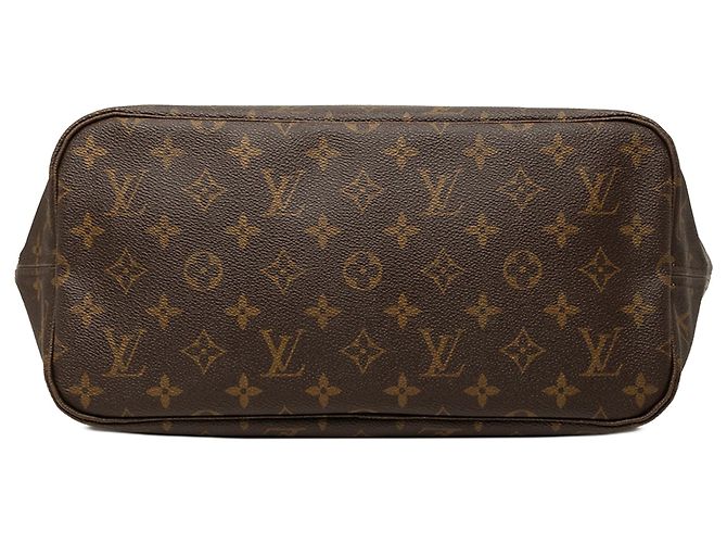 Bolso Tote Louis Vuitton Monogram Neverfull MM marrón Castaño - vista 3