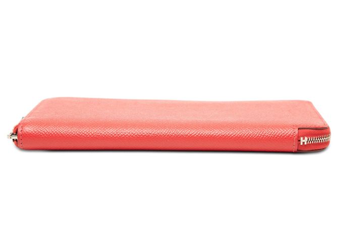 Cartera larga Hermès Epsom Azap roja - vista 3