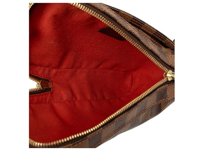 Borsa a tracolla Louis Vuitton Damier Ebene Geronimos marrone - vista 4