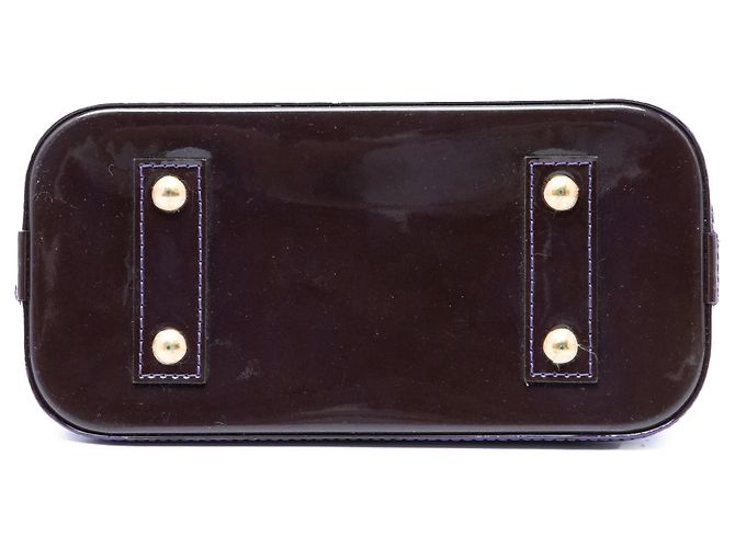 Borsa Alma BB Monogram Vernis Louis Vuitton viola Porpora - vista 3