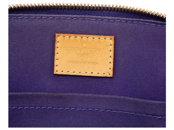 Borsa Alma BB Monogram Vernis Louis Vuitton viola Porpora - vista 5