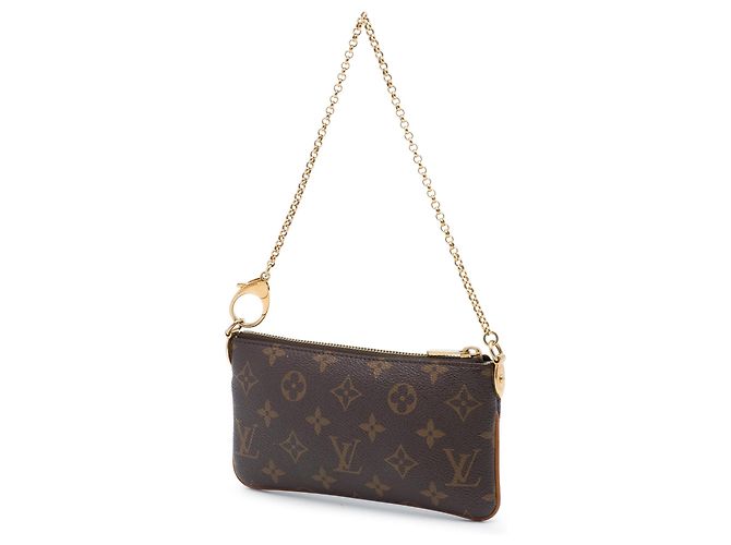 Borsa a Spalla Louis Vuitton Monogram Pochette Milla MM Marrone - vista 2