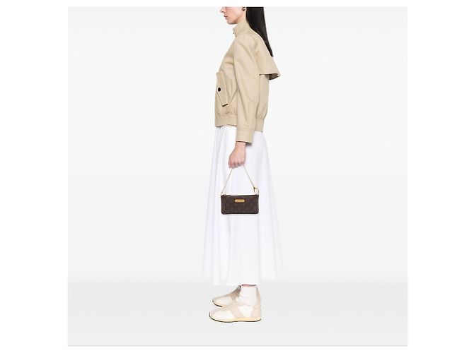 Borsa a Spalla Louis Vuitton Monogram Pochette Milla MM Marrone - vista 6