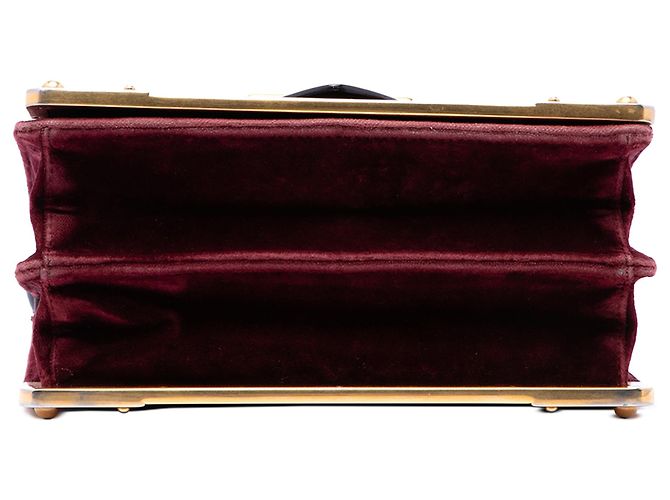 Borsa a tracolla Prada Velvet Cahier rossa Rosso - vista 3